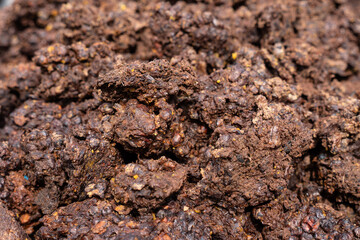 Merva waste from the processing of wax raw materials. Making beeswax at home.