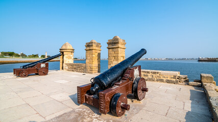 The Diu Fortress is a Portuguese built fortification located on the west coast of India in Diu.