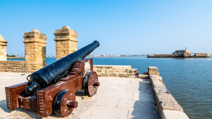 The Diu Fortress or Diu Fort is a Portuguese built fortification located on the west coast of India...