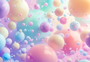 a group of colorful bubbles - obrazy, fototapety, plakaty