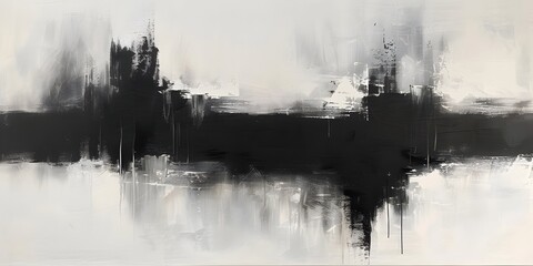 abstract monochrome brushstroke background