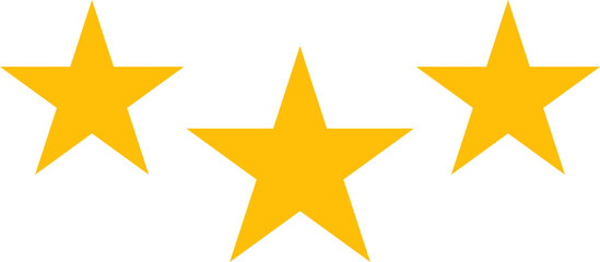 Star icons. Gold Star or favorite flat icon for apps and websites. Rating Star icon. Star vector collection. Modern simple stars. Vector illustration. - obrazy, fototapety, plakaty
