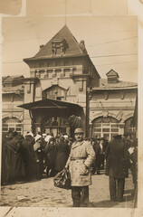 old time sepia photograph from ww2 