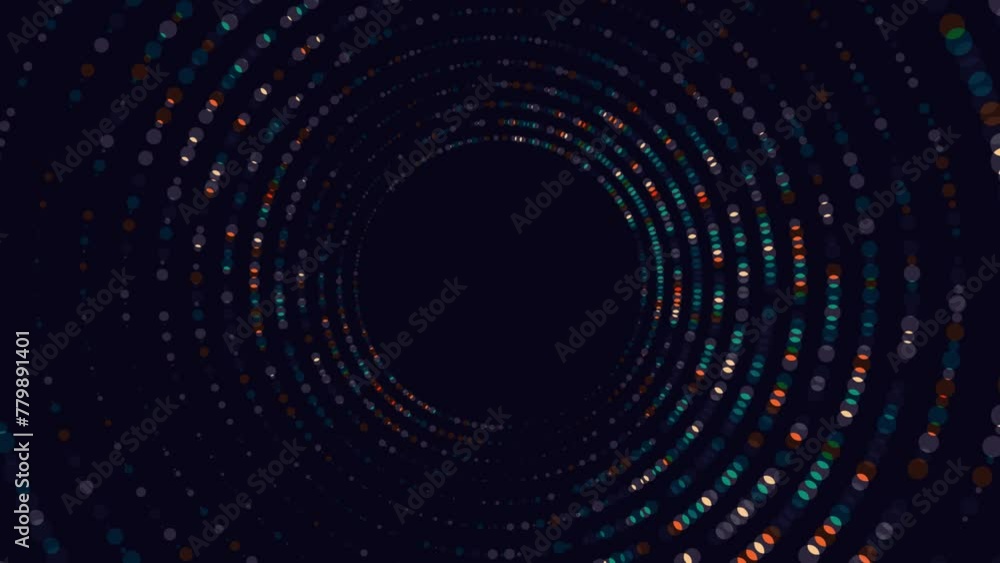 Aufkleber motion abstract circle rotating animation background