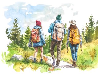 Outdoor Experiential Learning Adventure in Scenic Natural Landscape