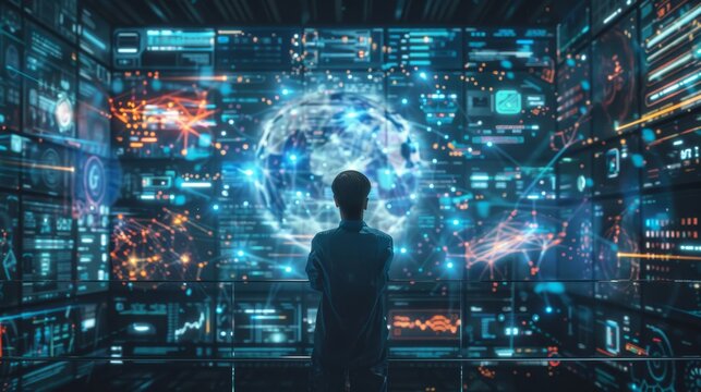 Data scientists analyze large datasets to identify patterns and anomalies indicative of cyber attacks