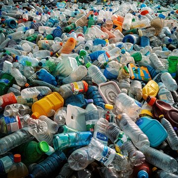 The pervasive nature of plastic in our lives, highlighting its presence in numerous products Portray the dual nature of plastic