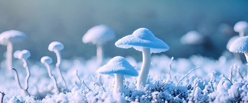white mushroom, white fungus