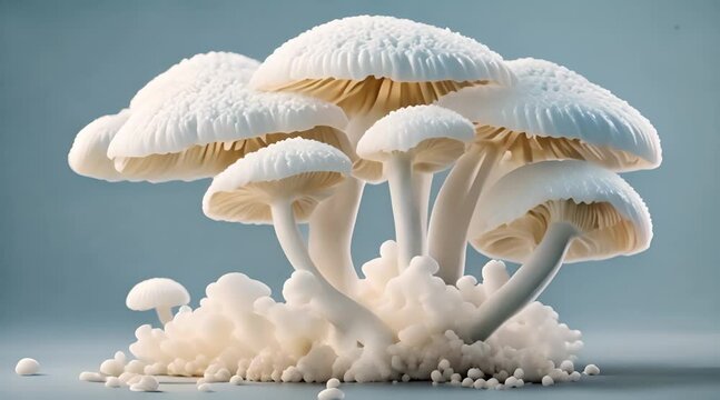 white mushroom, white fungus