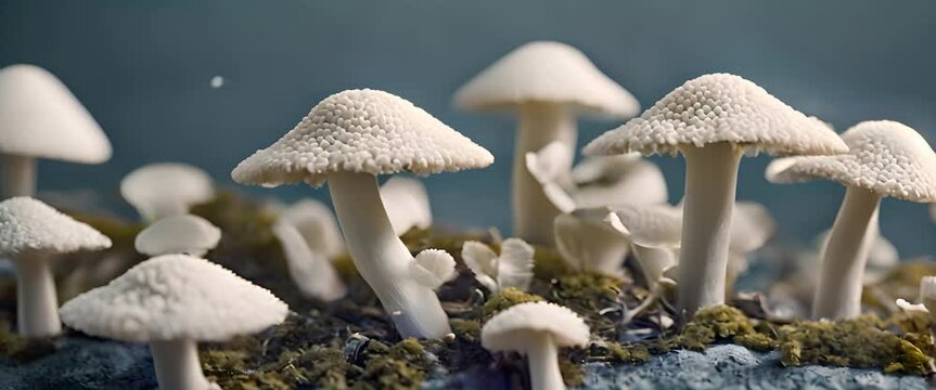white mushroom, white fungus