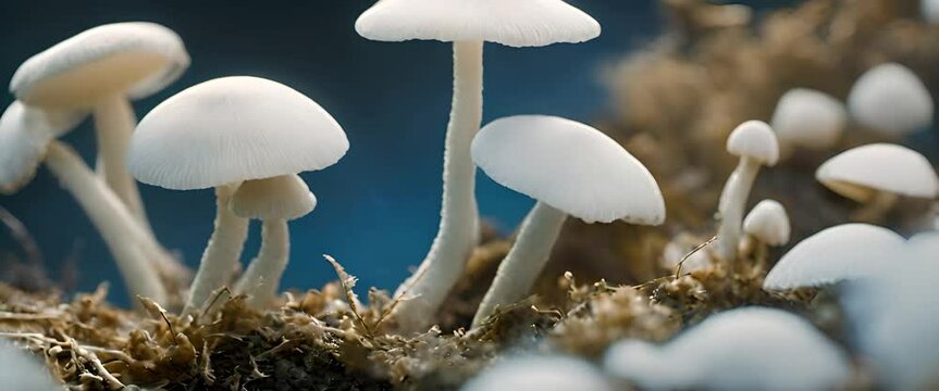 white mushroom, white fungus