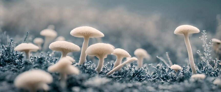 white mushroom, white fungus