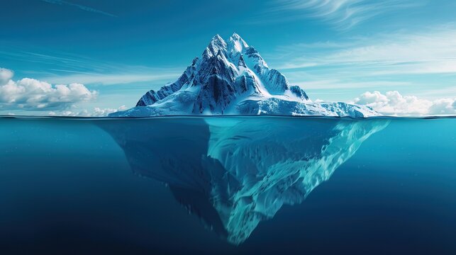 The iceberg model in business, where the observable issues are only a small part of the larger systemic challenges