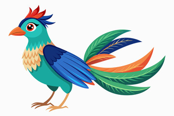 Beautiful bird vector artwork illustration