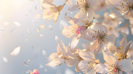 pink peach blossoms