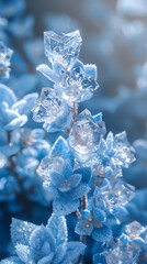 abstract Mystic mysterious blue