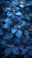 abstract Mystic mysterious blue