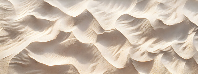 Top view sand background. Desert or beach texture with golden sandy waves, dunes. Minimalistic...
