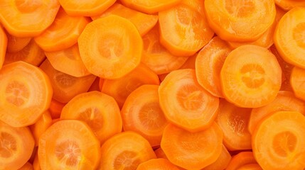 carrot slices close-up texture background 