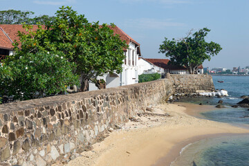 At the walls of the old city. Galle, Sri Lanka - 779922045
