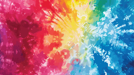 Rainbow Textile Tie Dye Texture. Tie Color Artwork - obrazy, fototapety, plakaty