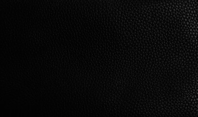 Black full grain leather texture background,black background