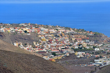 Fototapeta na wymiar La Gomera, Canary Islands - march 15 2024 : San Sebastian de la Gomera