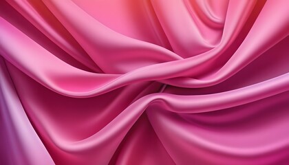 Beautiful smooth elegant wavy beige pink satin silk luxury cloth fabric texture, abstract background design. Card or banner