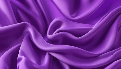 Obraz premium Beautiful smooth elegant wavy beige light brown satin silk luxury cloth fabric texture, abstract background design. Card or banner