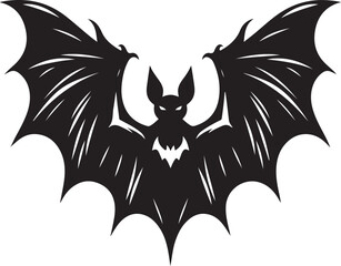 Bat silhouette vector