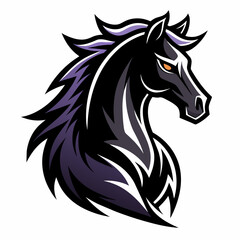 horse-silhouette-mascot-logo