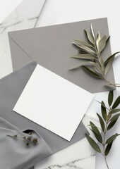 flat card mockup, mockup blank