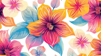 Fototapeta na wymiar Seamless floral background