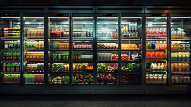 An essential refrigeration unit, ideal for keeping perishable products safely stored and maintained at optimal temperature and humidity levels