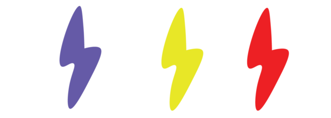 red and yellow arrows