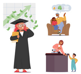 Parents Educating Children On Finance Involves Imparting Money Management Skills, Savings Habits, Budgeting Techniques