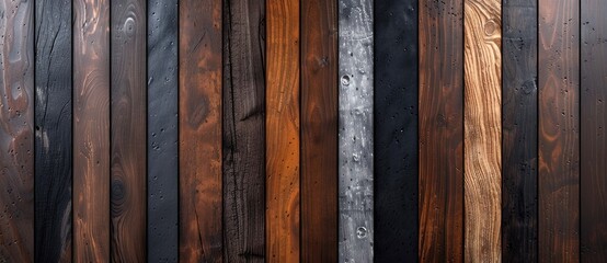 Rich Spectrum of Wooden Hues: A Portrait of Natural Textures - Generative AI