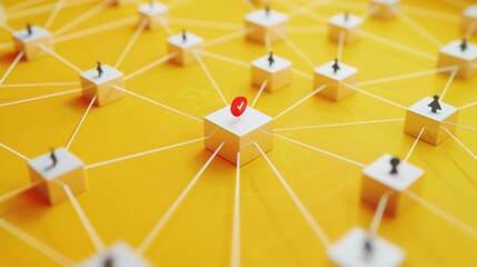 A Network of Connected Nodes