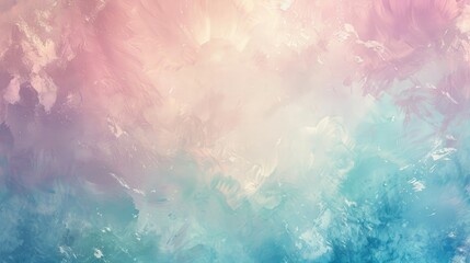 Soft pastel hues blend seamlessly, creating a serene and dreamy paint texture background.