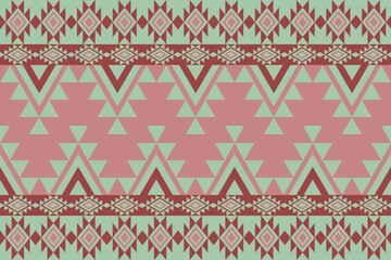 Geometric Ethnic pattern,
Native American tribal fabric.