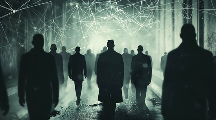 The Shadow Syndicates: Exposing Organized Crime Networks - obrazy, fototapety, plakaty