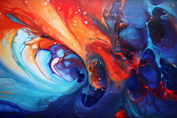 An HD-captured image of a stunning abstract backdrop featuring mesmerizing swirls of oily, vivid...