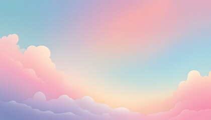 Unicorn colorful cloud background, rainbow pattern, glitter  texture, pastel fantasy design,...
