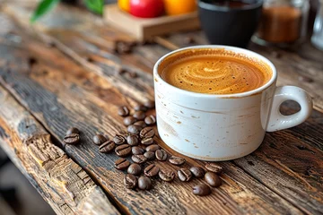 Foto op Plexiglas Coffee and caffeine addiction abstract  © Ahmad