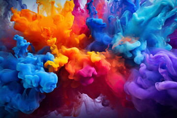 An intriguing abstract backdrop captured in high definition, showcasing two different colors of...