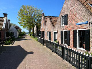 Houses in the village Moddergat © TravelTelly