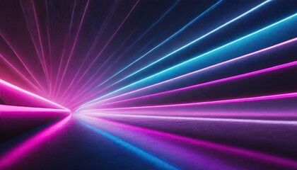 abstract geometric neon background, laser lines glowing in the dark, futuristic wallpaper