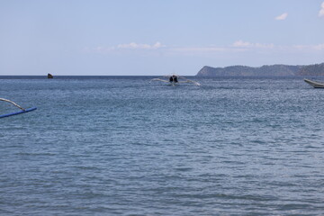 Puerto princesca island from water view Palawan Philippines on April 4, 2024
