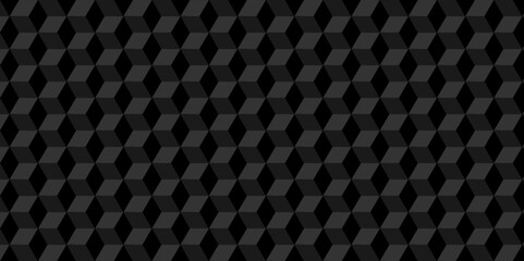 	
Abstract cubes geometric tile and mosaic wall or grid backdrop hexagon technology wallpaper background. Black and gray geometric block cube structure backdrop grid triangle texture vintage design.