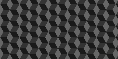 	
Abstract cubes geometric tile and mosaic wall or grid backdrop hexagon technology wallpaper background. Black and gray geometric block cube structure backdrop grid triangle texture vintage design.